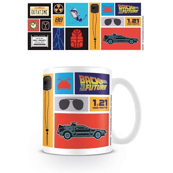 Back To The Future Collection Mug One Size Multicoloured Multicoloured One Size