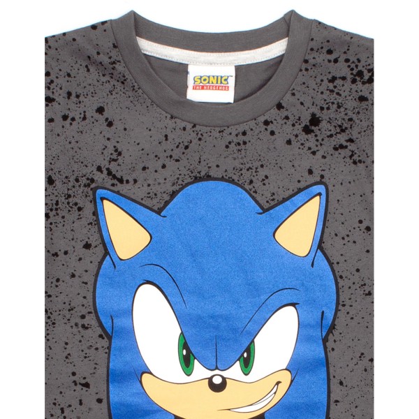 Sonic The Hedgehog Boys Gaming Short Pyjamas Set 4-5 Years Grey Grey 4-5 Years