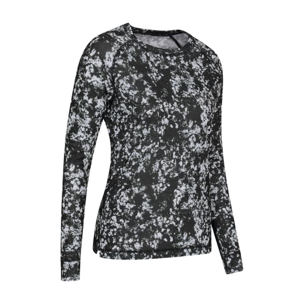 Mountain Warehouse Dam/Dam Talus Termisk Tröja med Helprint Black 16 UK