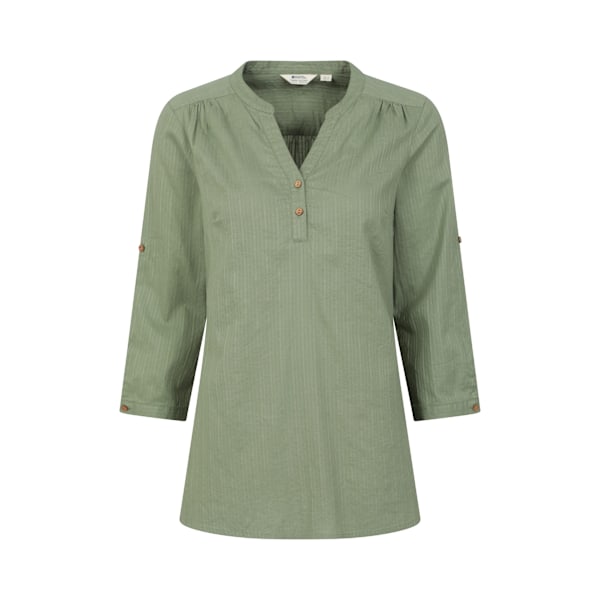 Mountain Warehouse Dam/Dam Petra Relaxed Fit 3/4 Ärm S Light Khaki 10 UK