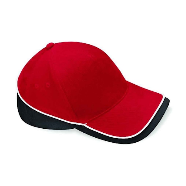 Beechfield Teamwear Competition Cap One Size Classic Röd/Svart/ Classic Red/Black/White One Size