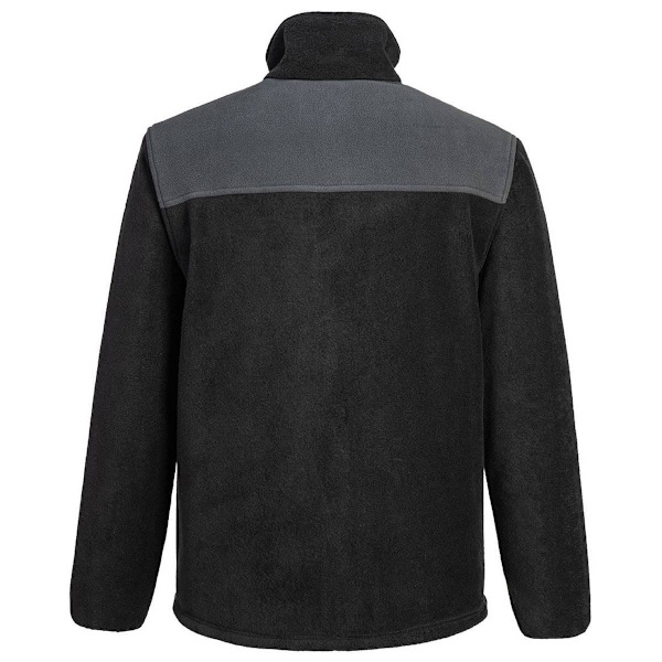 Portwest Herr PW2 Fleecejacka M Svart/Zoom Grå Black/Zoom Grey M