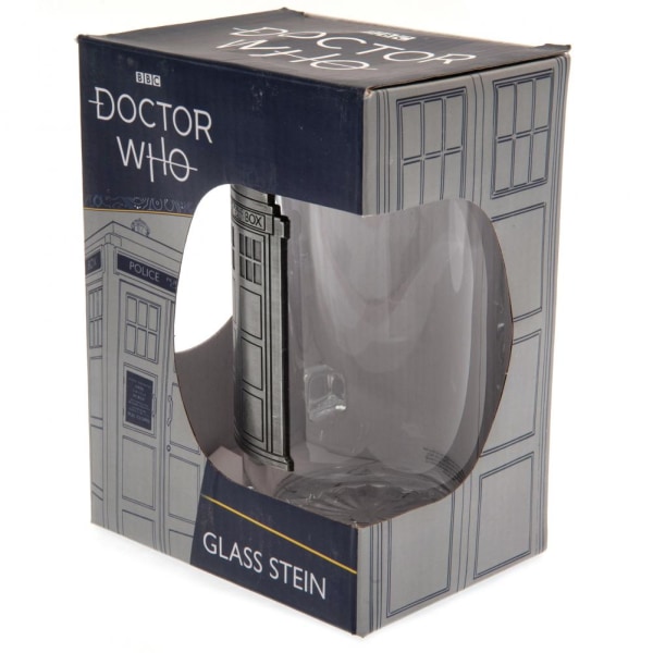Doctor Who Stein Glass Tankard One Size Vit/Svart White/Black One Size