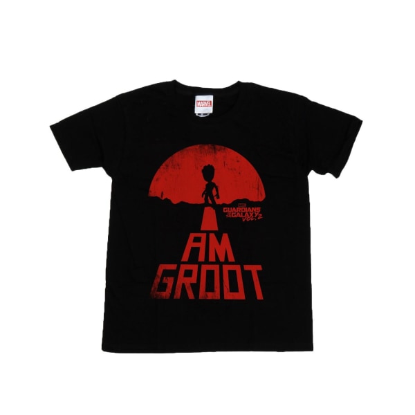 Marvel Boys Guardians Of The Galaxy I Am Groot Röd T-shirt 5-6 Black 5-6 Years