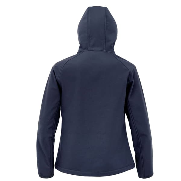 Result Återvunnen Dam 3-lagers Tryckbar Softshelljacka Navy XS