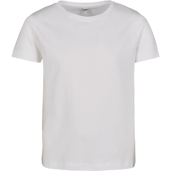 Bygg ditt varumärke flickor kortärmad T-shirt 4-6 år vit White 4-6 Years