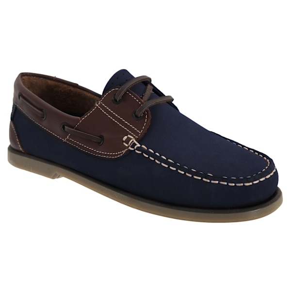 Dek Moccasin Båtskor för Herr 9 UK Marinblå/Brun Nubuck/Läder Navy Blue/Brown Nubuck/Leather 9 UK