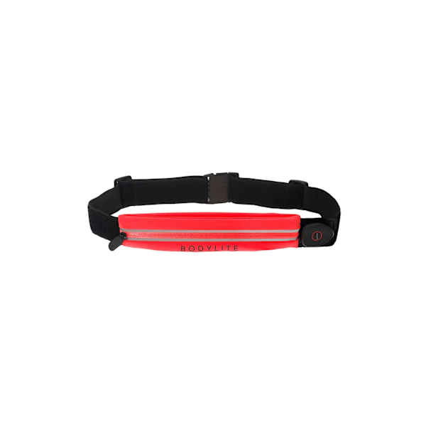 Bodylite Gear LED Nightviz midjebälte One Size Röd Red One Size