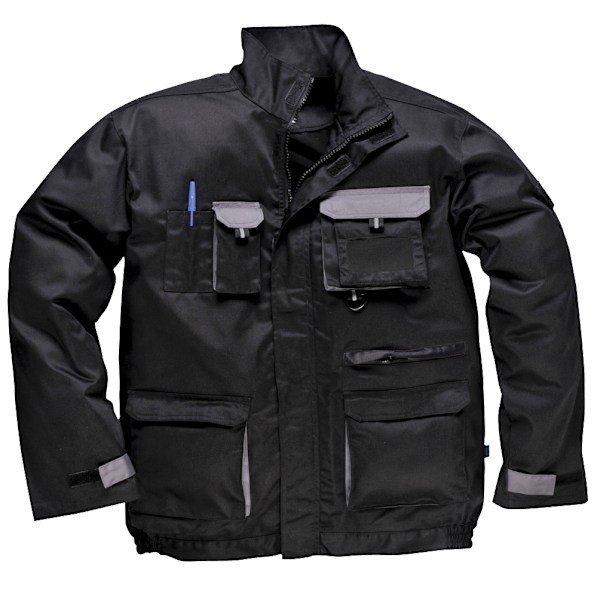 Portwest Herr Kontrast Slitstark Arbetsjacka (TX10) M Bla Black M