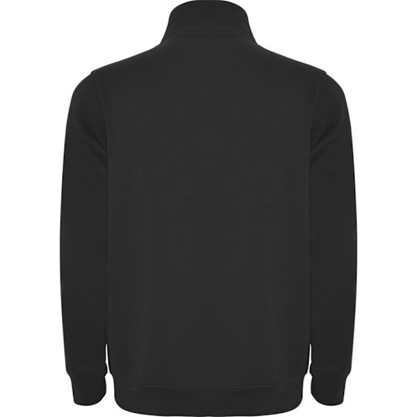 Roly Herr Aneto Quarter Zip Sweatshirt XXL Solid Black Solid Black XXL