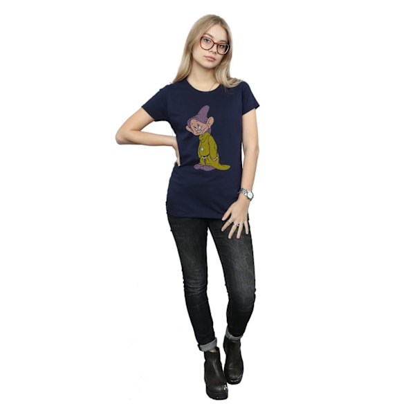 Disney Womens/Ladies Classic Dopey Bomull T-shirt M Marinblå Navy Blue M