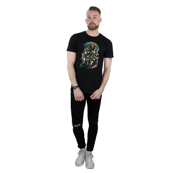 Avengers Infinity War Herrkaraktärer Bomull T-shirt XXL Svart Black XXL