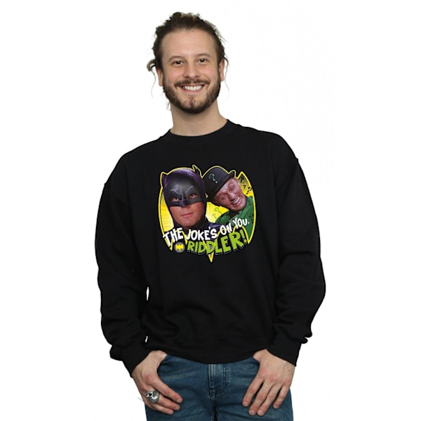 DC Comics Herr Batman TV-serie The Riddler Joke Sweatshirt XL Black XL