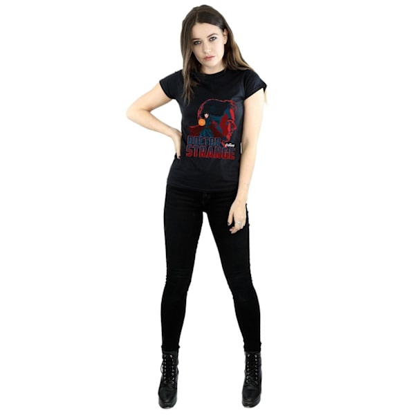 Avengers Infinity War Dam/Kvinnor Doctor Strange Bomull T-shirt Black M