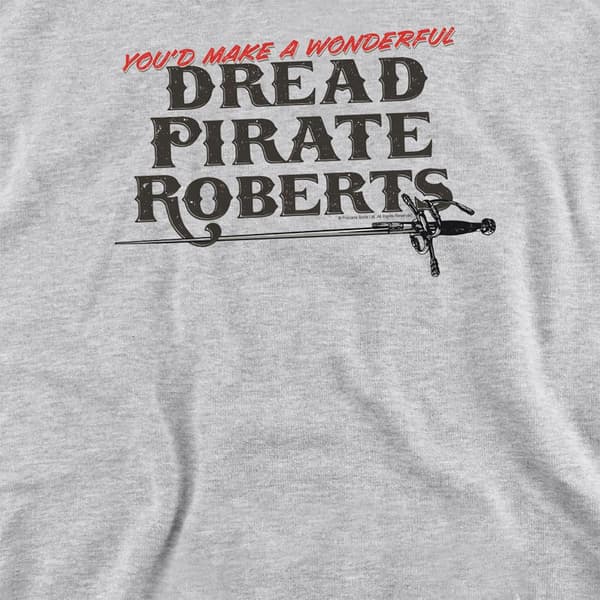 The Princess Bride Unisex Vuxen Dread Pirate Roberts Tröja Athletic Heather M