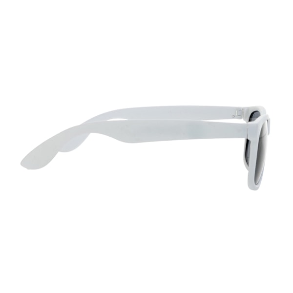XD Collection Unisex Vuxen Återvunnen PP Plast Solglasögon One S White One Size
