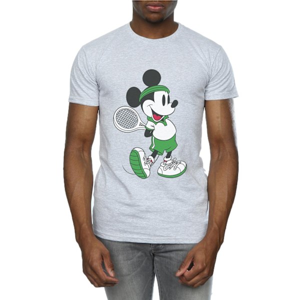 Disney herr Mickey Mouse tennis T-shirt M Heather Grey Heather Grey M