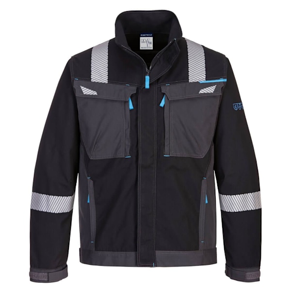 Portwest WX3 Flamresistent arbetsjacka för män M Svart Black M