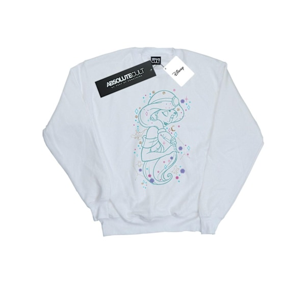 Disney Herr Aladdin Prinsessan Jasmine Skriven I Stjärnorna Sweatshirt White 3XL