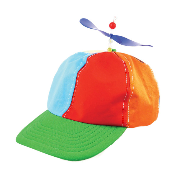 Bristol Novelty Unisex Helikopter Clownhatt En Storlek Flerfärgad Multicoloured One Size