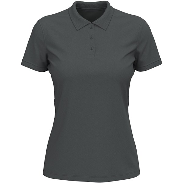 Stedman Dam/Dam Lux Cotton Pikétröja 14 UK Skiffergrå Slate Grey 14 UK
