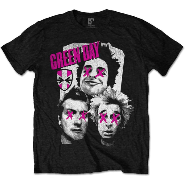 Green Day Unisex Vuxen Patchwork T-shirt S Svart Black S