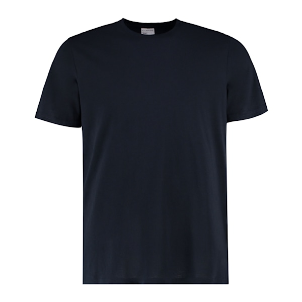 Kustom Kit Herr Fashion Fit Bomull T-shirt 3XL Marinblå Navy 3XL