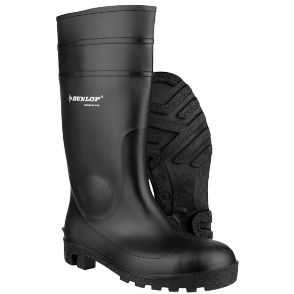 Dunlop FS1600 142PP Unisex Säkerhetsstövlar 43 EUR Svart Black 43 EUR