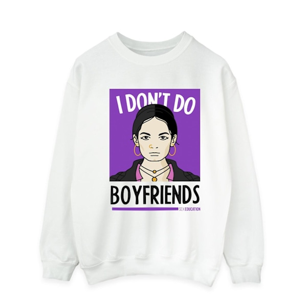 Netflix Mens Sex Education I Don´t Do Boyfriends Sweatshirt XXL White XXL