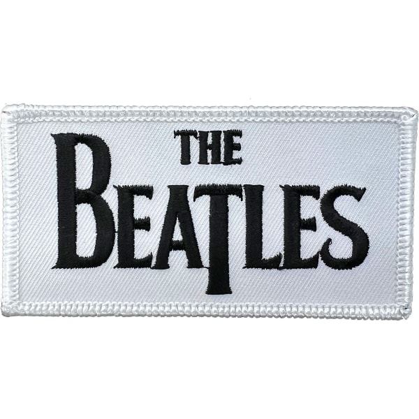The Beatles Drop T Logo Patch One Size Vit/Svart White/Black One Size