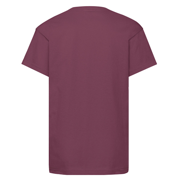 Fruit of the Loom Barn/Barn Original T-shirt 14-15 år B Burgundy 14-15 Years