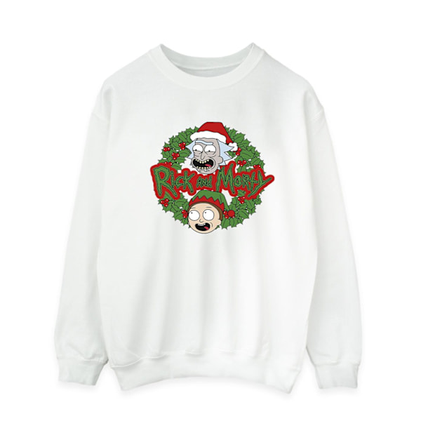Rick And Morty Julkrans Sweatshirt XL Vit White XL