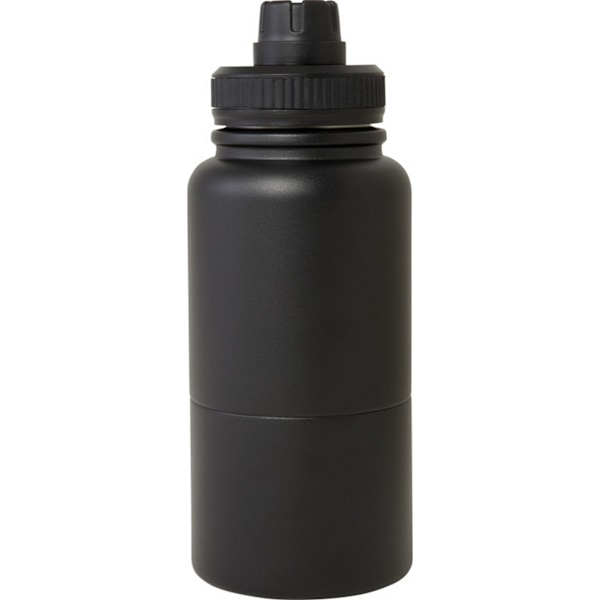 Dupeca Rostfritt Stål Sportflaska En Storlek Solid Svart Solid Black One Size