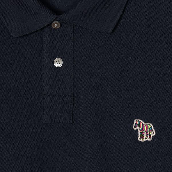Paul Smith Herr Zebra Långärmad Pikétröja M Marinblå Navy M