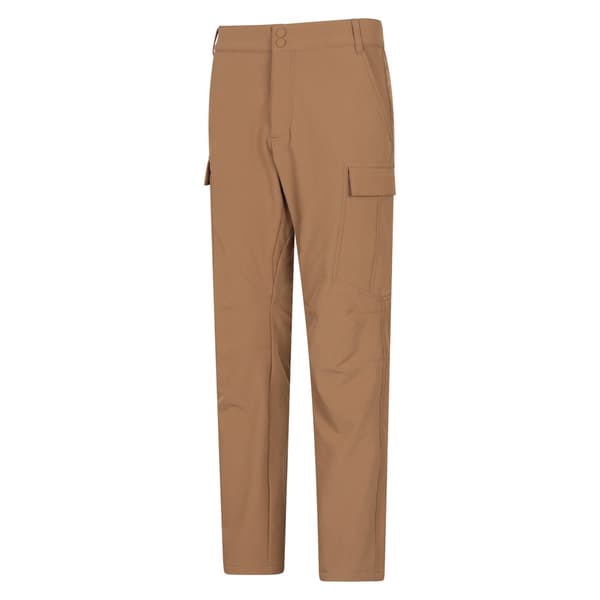 Mountain Warehouse Beacon Softshell Fleecefodrade Byxor Herr Tan 36R