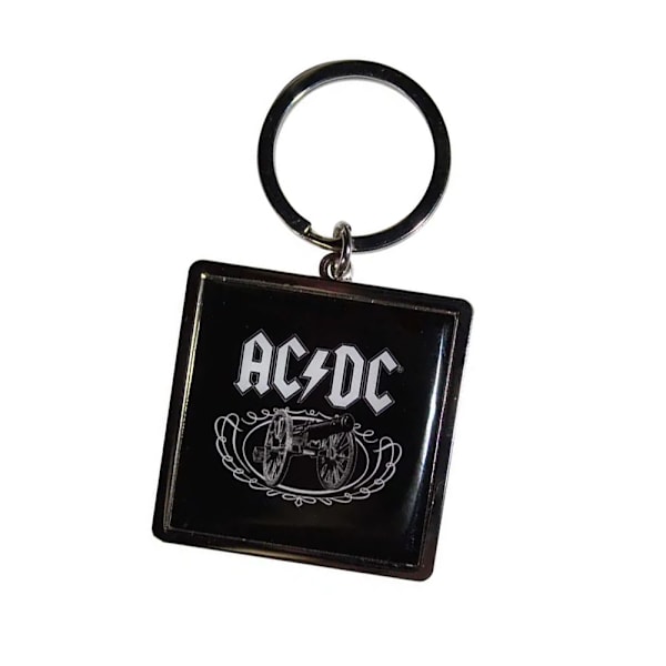 AC/DC For Those About To Rock Nyckelring Storlek: One Size Svart/Vit Black/White One Size