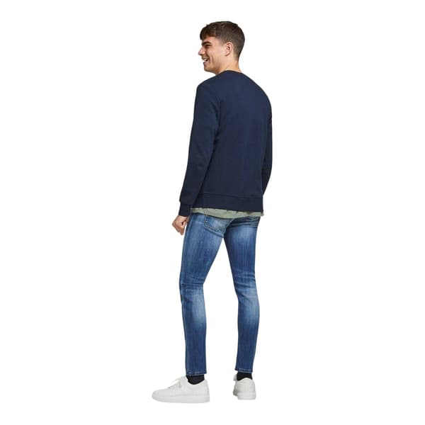 Jack And Jones Herr Basic Sweatshirt XL Marinblå Navy Blazer XL