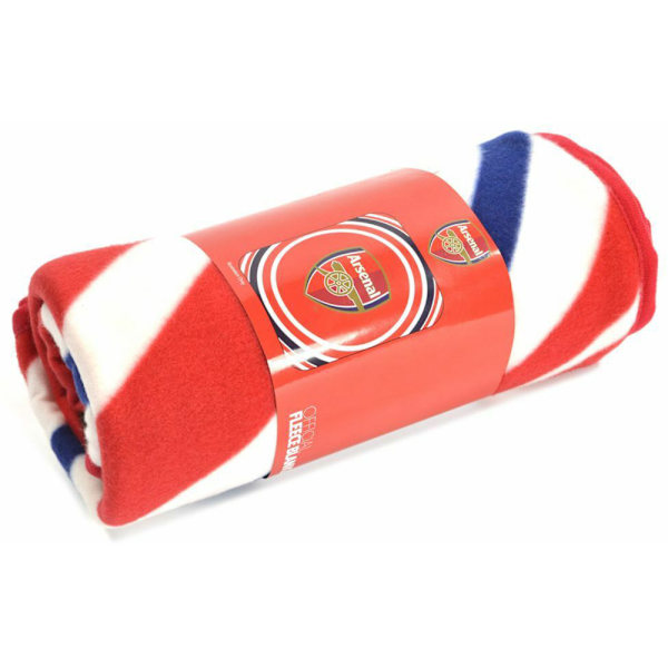 Arsenal FC Pulse Design Fleecefilt En Storlek Röd Red One Size