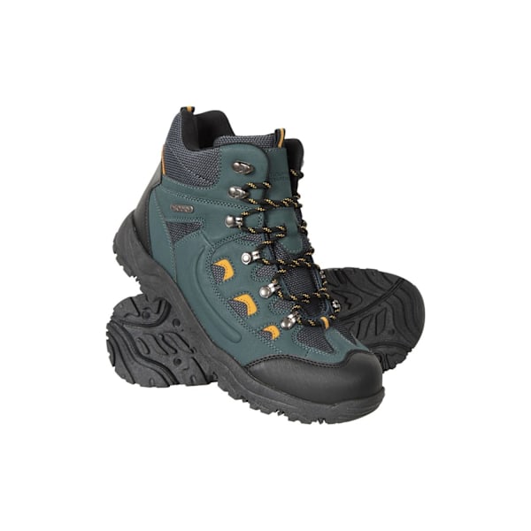 Mountain Warehouse Mens Adventurer Vattentäta Vandringskängor 12 U Blue 12 UK