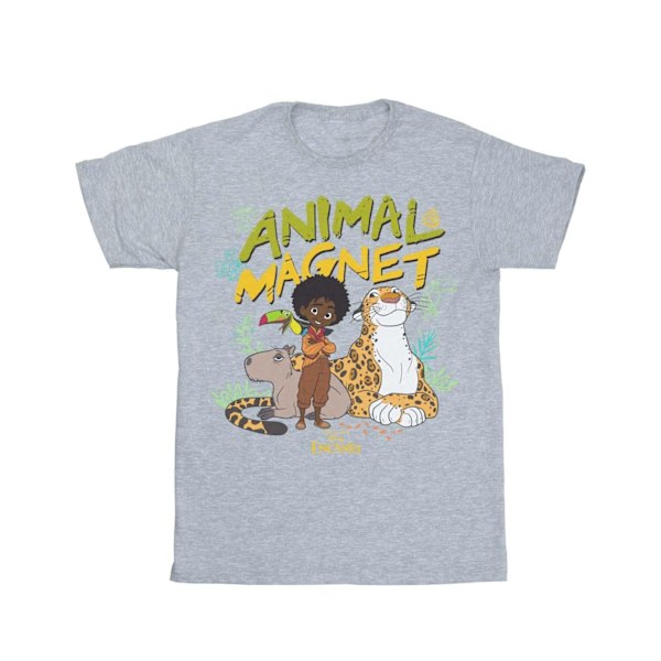 Disney Boys Encanto Animal Magnet T-Shirt 12-13 år Sports Grå Sports Grey 12-13 Years