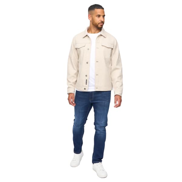 Bewley & Ritch Herr Earnshaw Overshirt M Ecru Ecru M