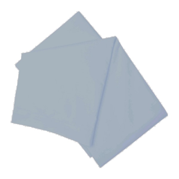Belledorm Borstad Bomull Platt Lakan Kingsize Blå Blue Kingsize