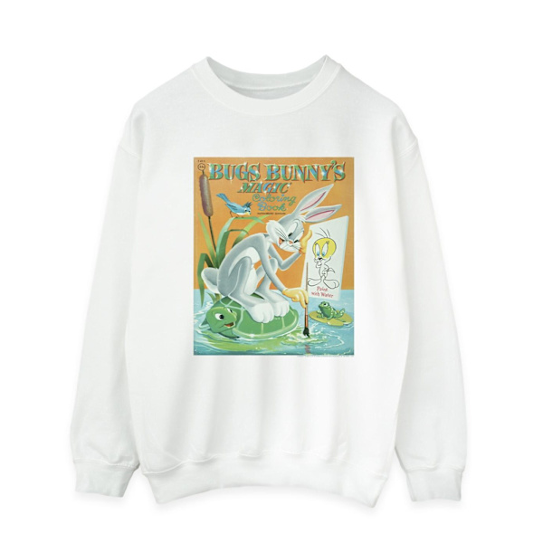 Looney Tunes Herr Bugs Bunny Målarbok Sweatshirt 4XL Vit White 4XL