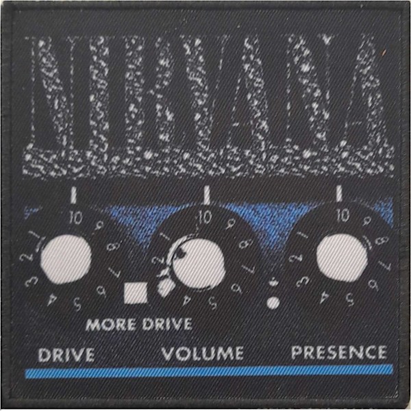 Nirvana Amp Standard Strykjärnsmärke En Storlek Svart/Blå/Vit Black/Blue/White One Size