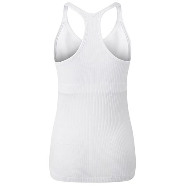 TriDri Dam/Kvinnor Sömlös 3D Fit Sculpt Väst XS Vit White XS