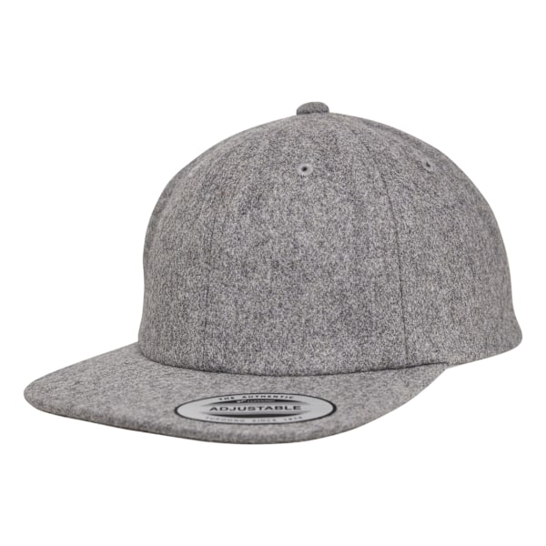 Flexfit By Yupoong Herr Melton Cap One Size Grå Grey One Size