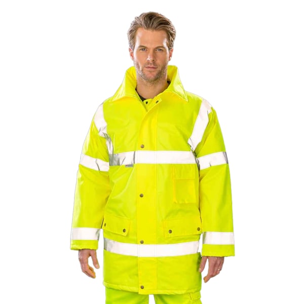 SAFE-GUARD by Result Herr Motorway Hi-Vis Jacka XL Gul Yellow XL