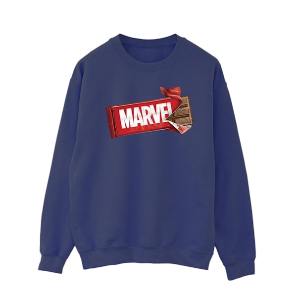 Marvel Universe Herr Marvel Choklad Sweatshirt S Marinblå Navy Blue S