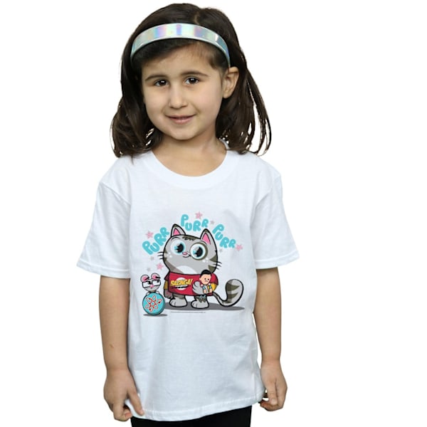 The Big Bang Theory Girls Bazinga Kitty Bomull T-shirt 12-13 År White 12-13 Years