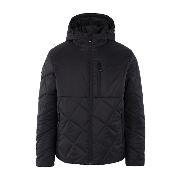 Trespass Dalesford Herrjacka med Huva, XL, Svart Black XL
